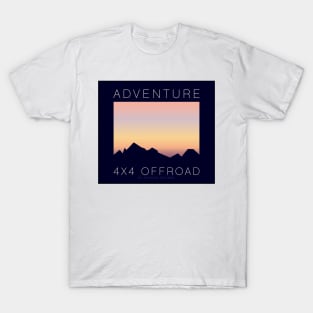 4x4 Offroad Adventure - Pastel Skies T-Shirt